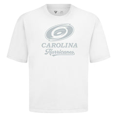 Carolina Hurricanes Levelwear Shadow Surge Luxe Signature Knit T-Shirt - White | NHL Clearance