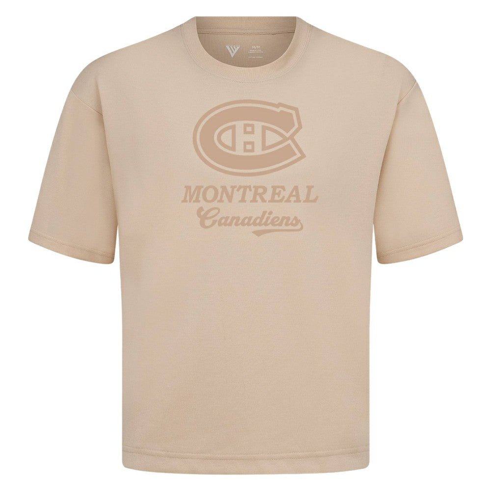 Montreal Canadiens Levelwear Shadow Surge Luxe Signature Knit T-Shirt - Khaki | NHL discount