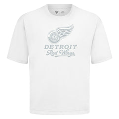 Detroit Red Wings Levelwear Shadow Surge Luxe Signature Knit T-Shirt - White | NHL sale