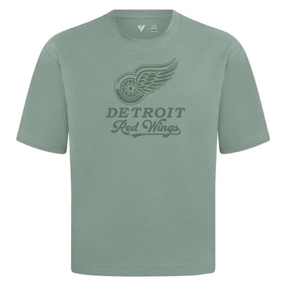 Detroit Red Wings Levelwear Shadow Surge Luxe Signature Knit T-Shirt - Green | NHL sale