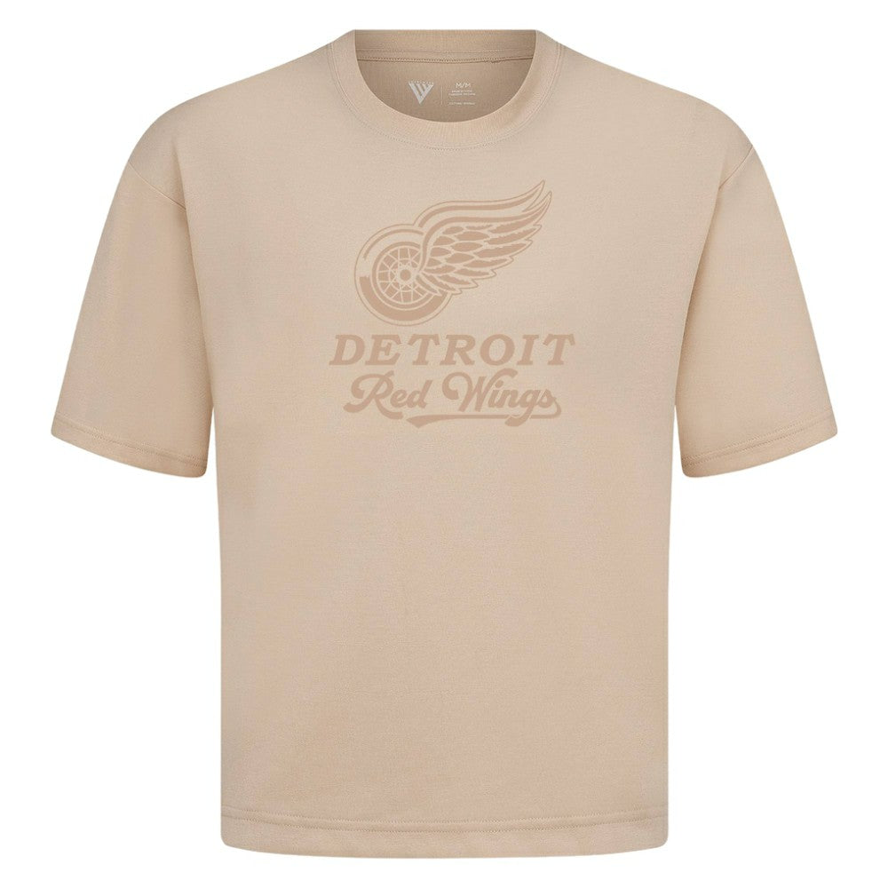 Detroit Red Wings Levelwear Shadow Surge Luxe Signature Knit T-Shirt - Khaki | NHL discount