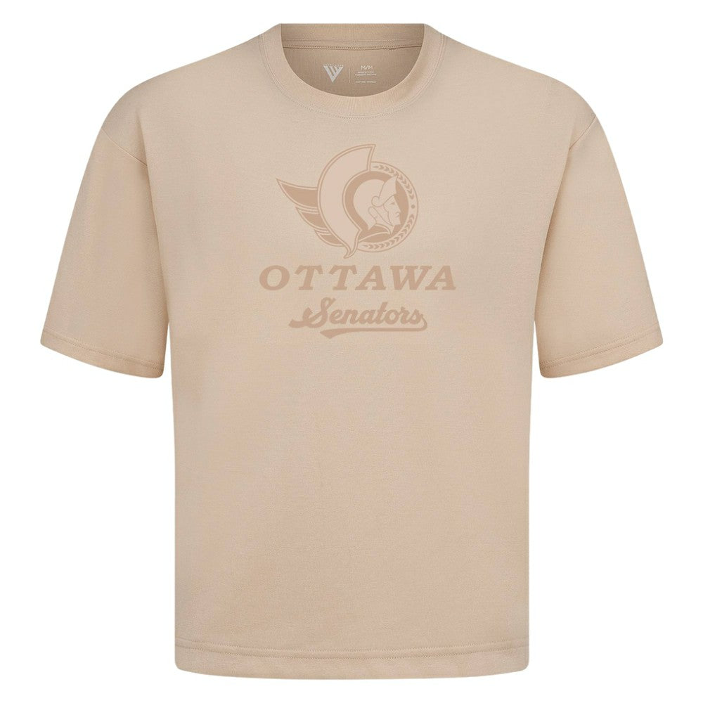 Ottawa Senators Levelwear Shadow Surge Luxe Signature Knit T-Shirt - Khaki | NHL near me
