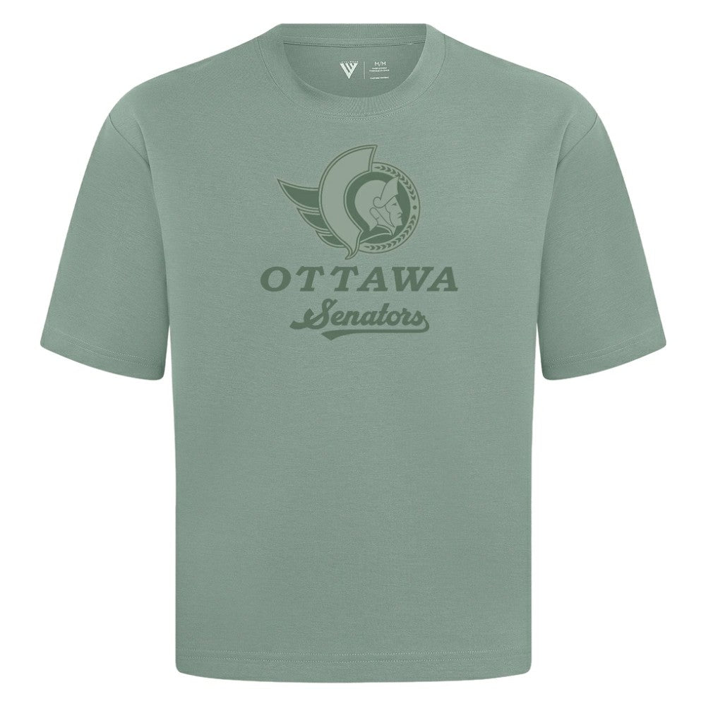 Ottawa Senators Levelwear Shadow Surge Luxe Signature Knit T-Shirt - Green | NHL sale