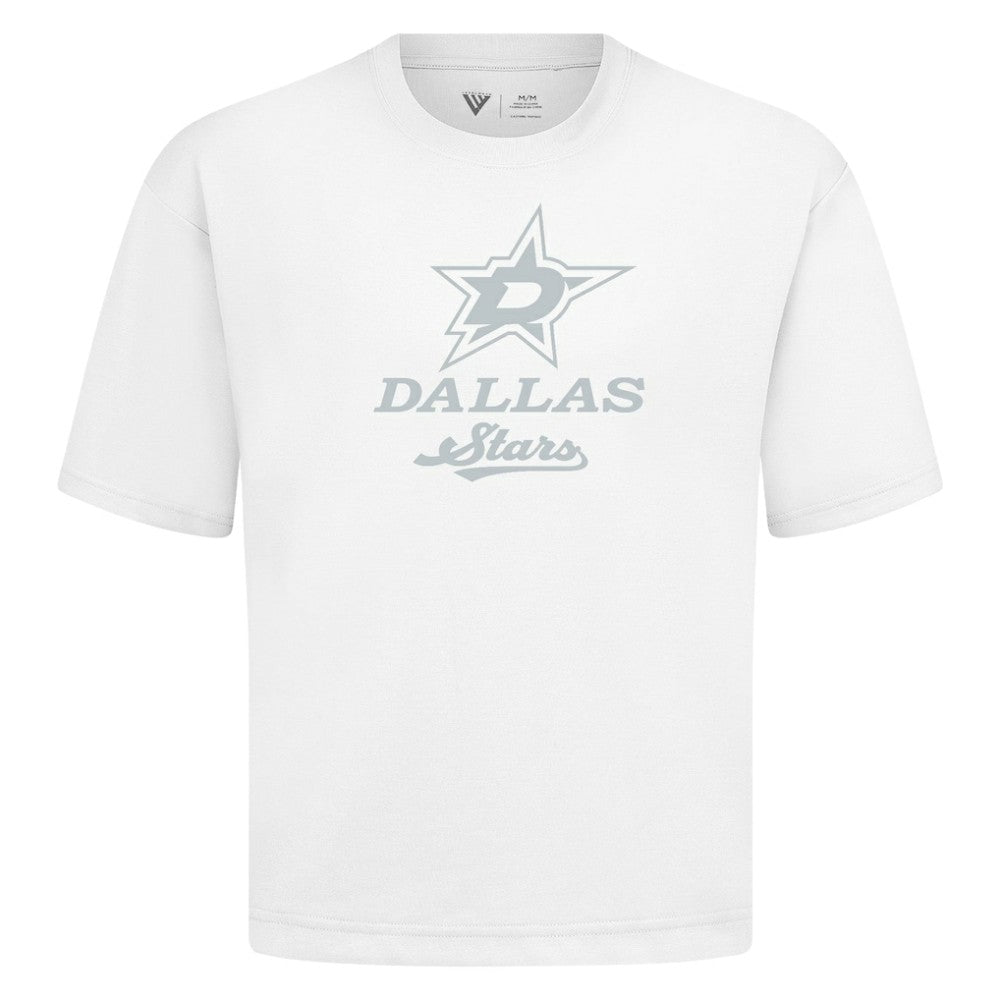 Dallas Stars Levelwear Shadow Surge Luxe Signature Knit T-Shirt - White | NHL on sale
