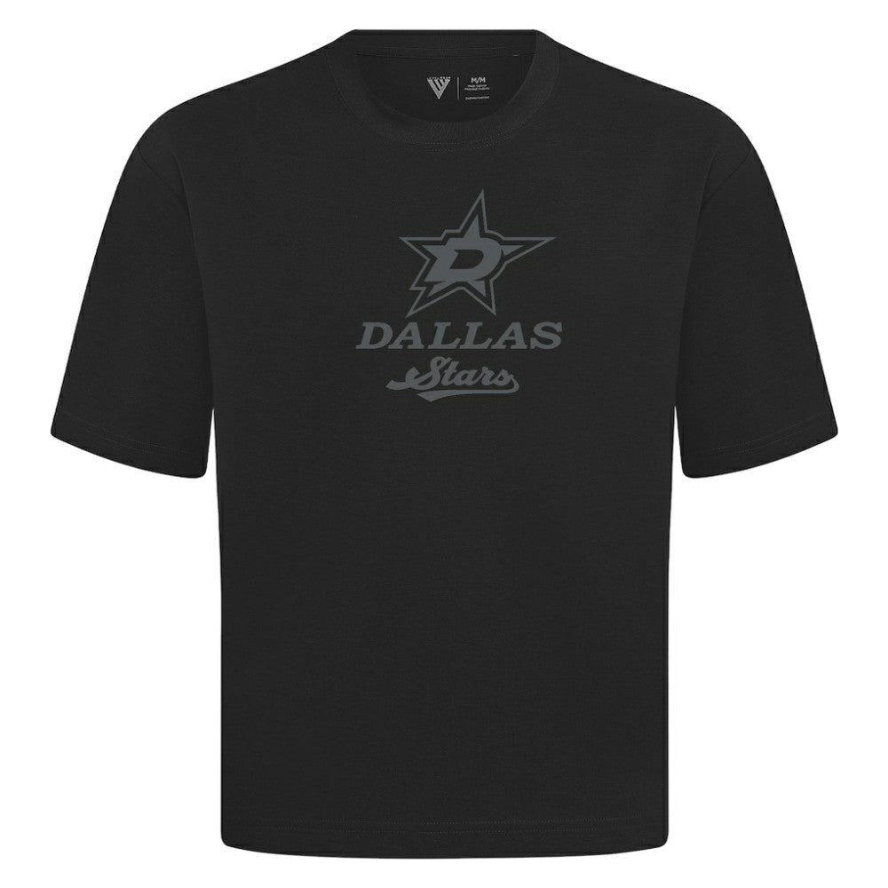 Dallas Stars Levelwear Shadow Surge Luxe Signature Knit T-Shirt - Black | NHL online