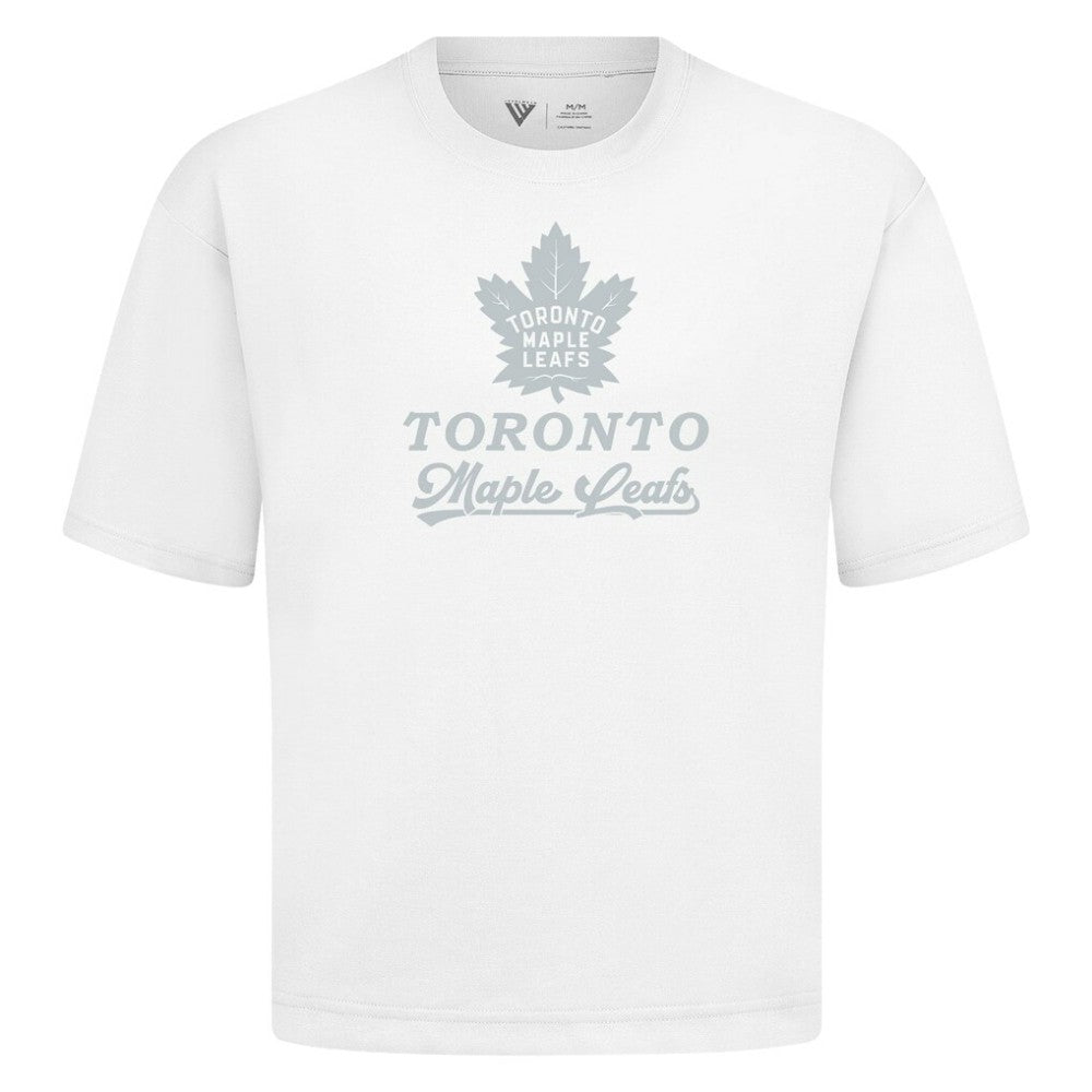 Toronto Maple Leafs Levelwear Shadow Surge Luxe Signature Knit T-Shirt - White | NHL sale