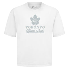 Toronto Maple Leafs Levelwear Shadow Surge Luxe Signature Knit T-Shirt - White | NHL sale