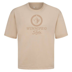 Winnipeg Jets Levelwear Shadow Surge Luxe Signature Knit T-Shirt - Khaki | NHL Clearance