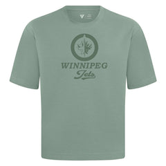 Winnipeg Jets Levelwear Shadow Surge Luxe Signature Knit T-Shirt - Green | NHL Clearance