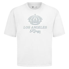 Los Angeles Kings Levelwear Shadow Surge Luxe Signature Knit T-Shirt - White | NHL on sale