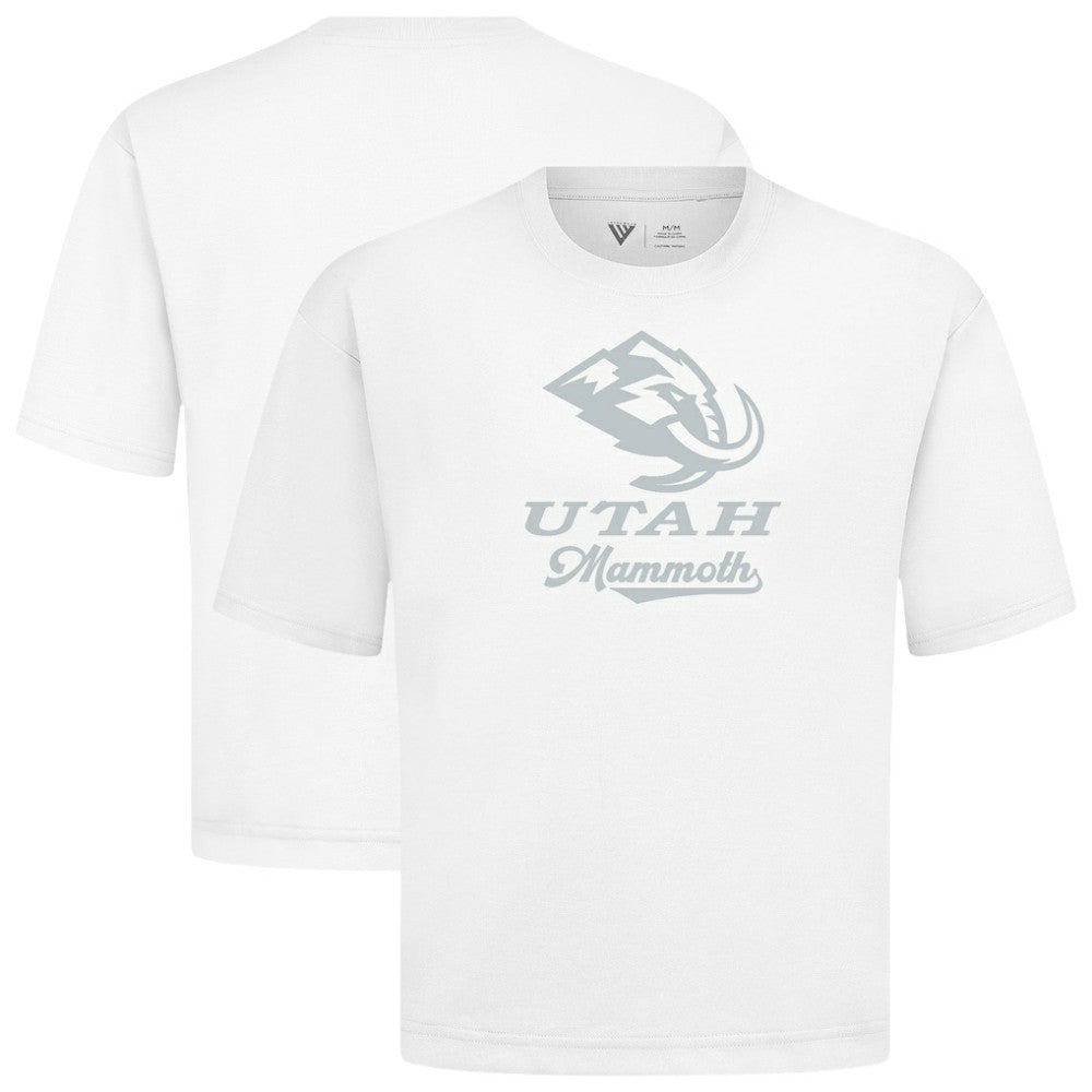 Utah Mammoth Levelwear Shadow Surge Luxe Signature Knit T-Shirt - White | NHL Clearance