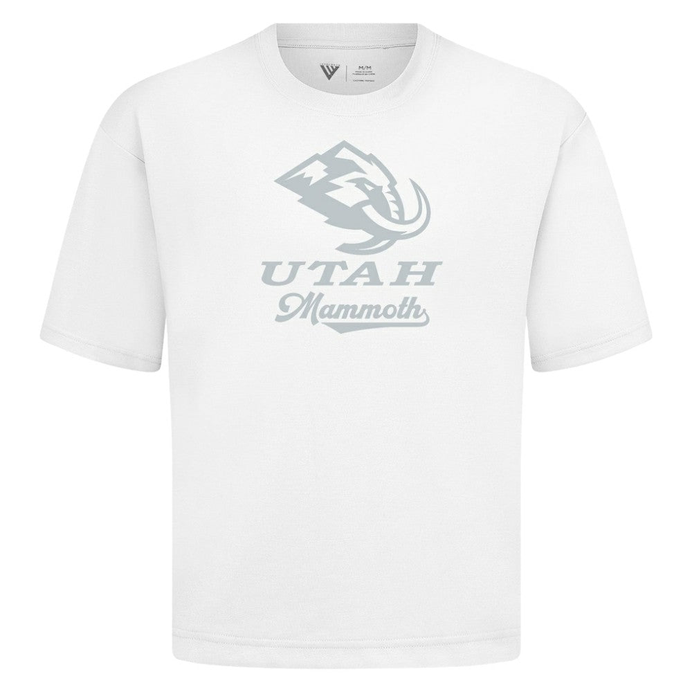 Utah Mammoth Levelwear Shadow Surge Luxe Signature Knit T-Shirt - White | NHL Clearance