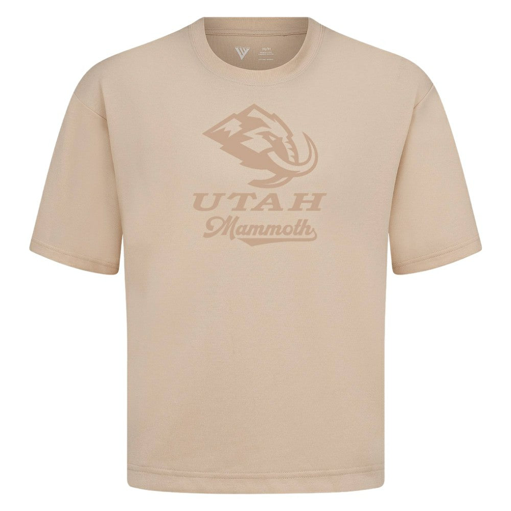 Utah Mammoth Levelwear Shadow Surge Luxe Signature Knit T-Shirt - Khaki | NHL near me