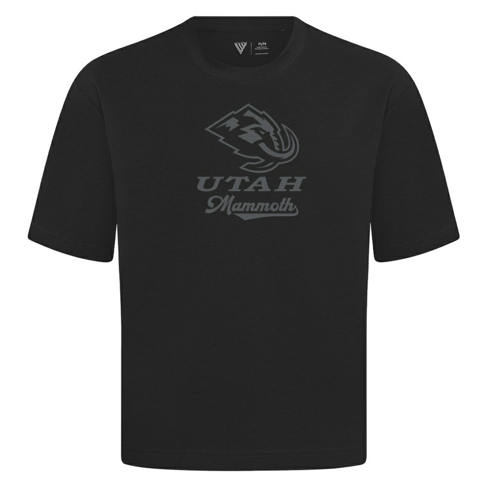 Utah Mammoth Levelwear Shadow Surge Luxe Signature Knit T-Shirt - Black | NHL discount