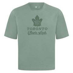 Toronto Maple Leafs Levelwear Shadow Surge Luxe Signature Knit T-Shirt - Green | NHL online
