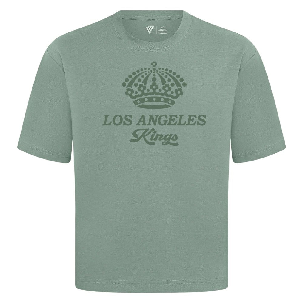 Los Angeles Kings Levelwear Shadow Surge Luxe Signature Knit T-Shirt - Green | NHL online