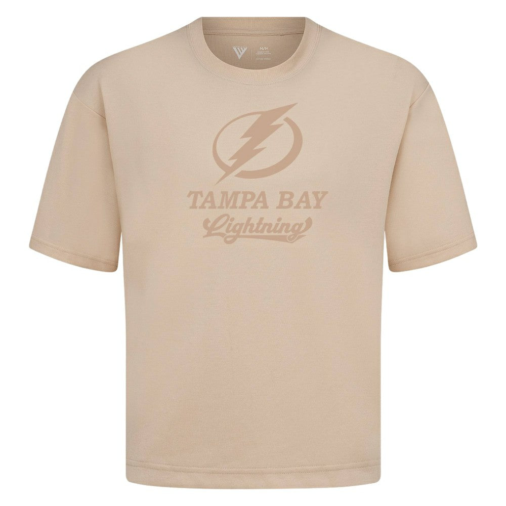 Tampa Bay Lightning Levelwear Shadow Surge Luxe Signature Knit T-Shirt - Khaki | NHL sale