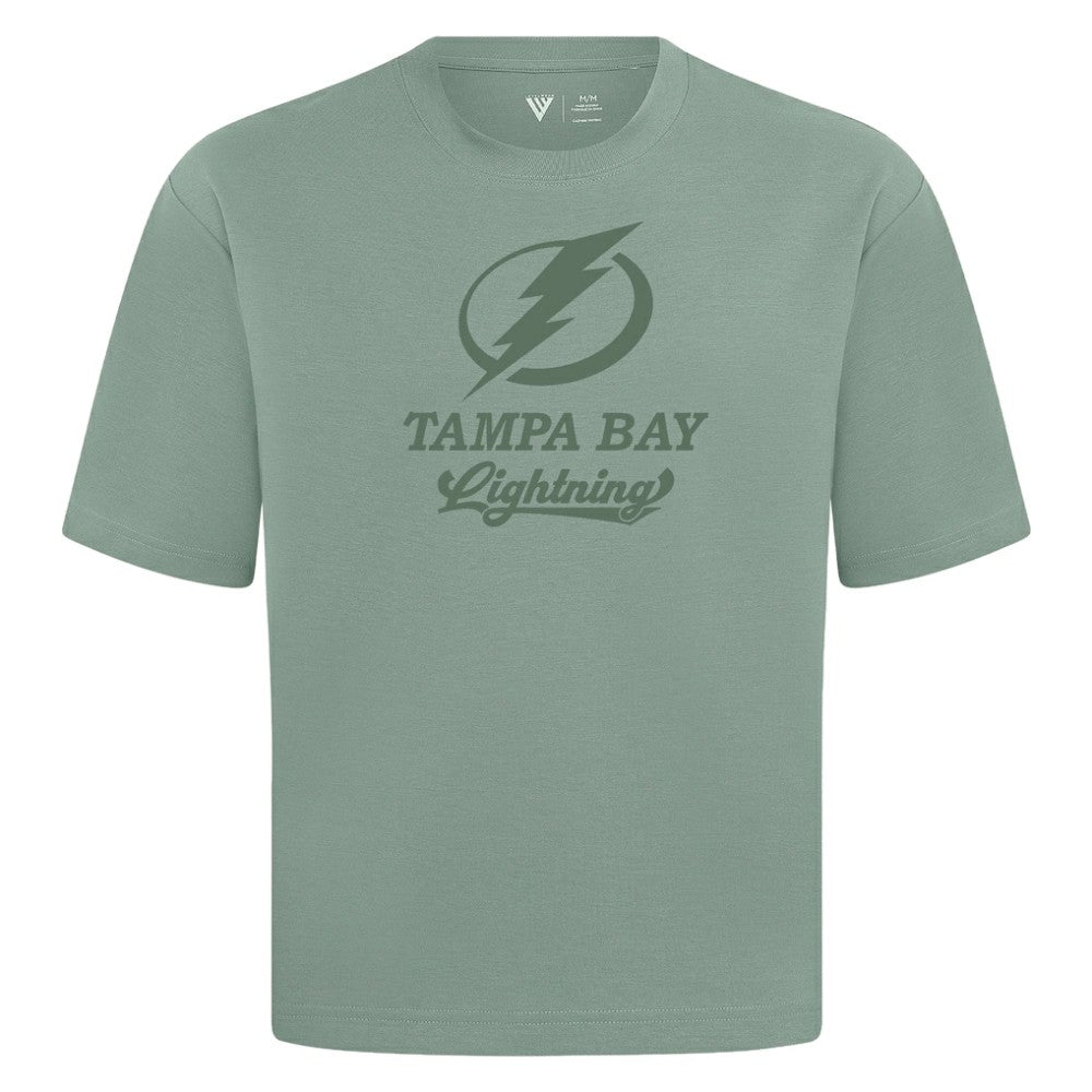 Tampa Bay Lightning Levelwear Shadow Surge Luxe Signature Knit T-Shirt - Green | NHL sale