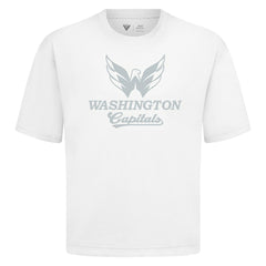 Washington Capitals Levelwear Shadow Surge Luxe Signature Knit T-Shirt - White | NHL on sale