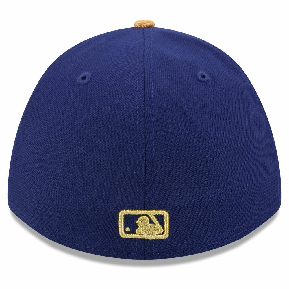 Los Angeles Dodgers New Era 2026 Gold Collection M-Crown 39THIRTY Flex Hat for sale