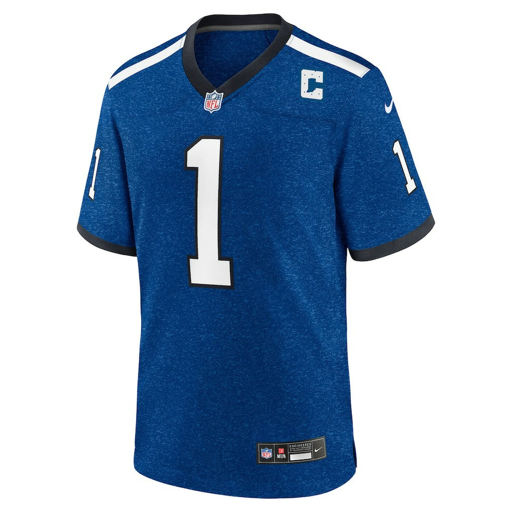 Ahmad Sauce Gardner Indianapolis Colts Alternate 2 Indiana Nights Game Jersey - Heather Royal - Nike