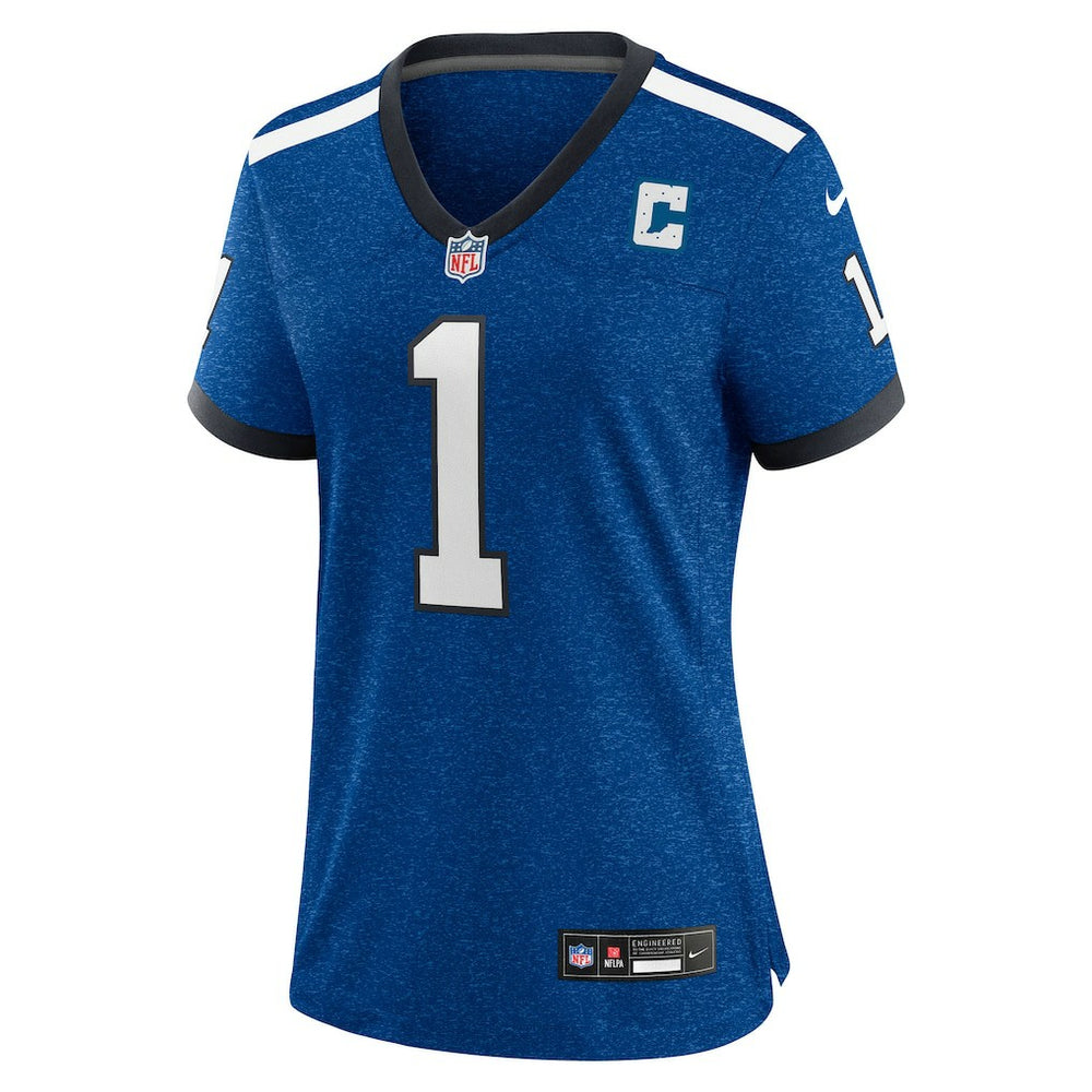 Ahmad Sauce Gardner Indianapolis Colts Women's Alternate 2 Indiana Nights Game Jersey - Heather Royal - Nike