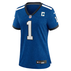 Ahmad Sauce Gardner Indianapolis Colts Women's Alternate 2 Indiana Nights Game Jersey - Heather Royal - Nike