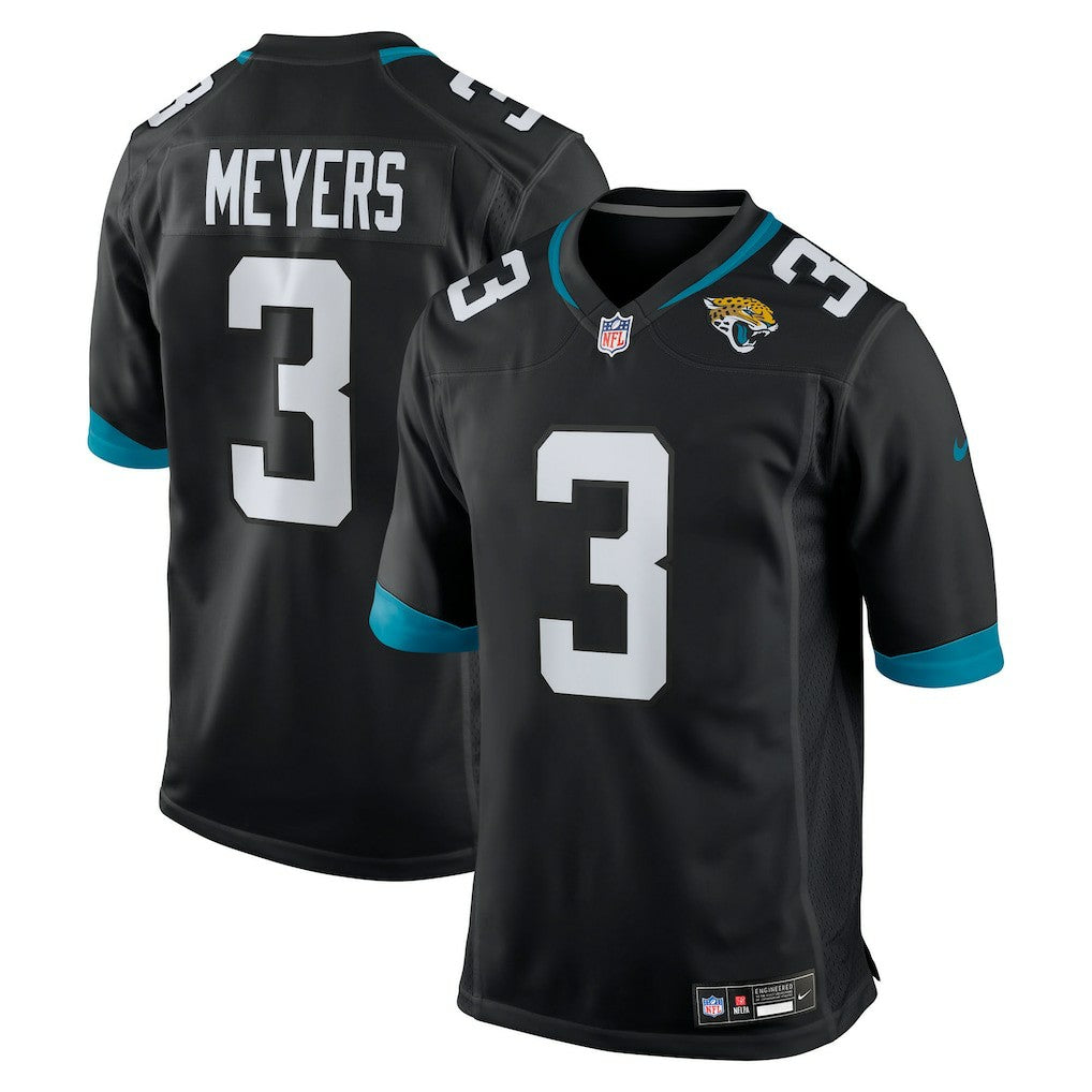 Jakobi Meyers Jacksonville Jaguars Alternate Game Jersey - Black - Nike
