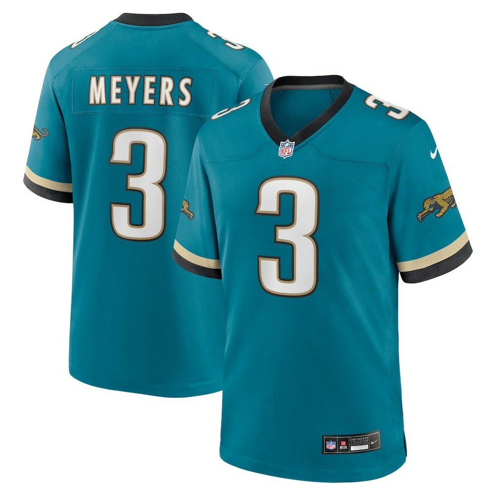 Jakobi Meyers Jacksonville Jaguars Alternate 2 Prowler Throwback Game Jersey - Teal - Nike