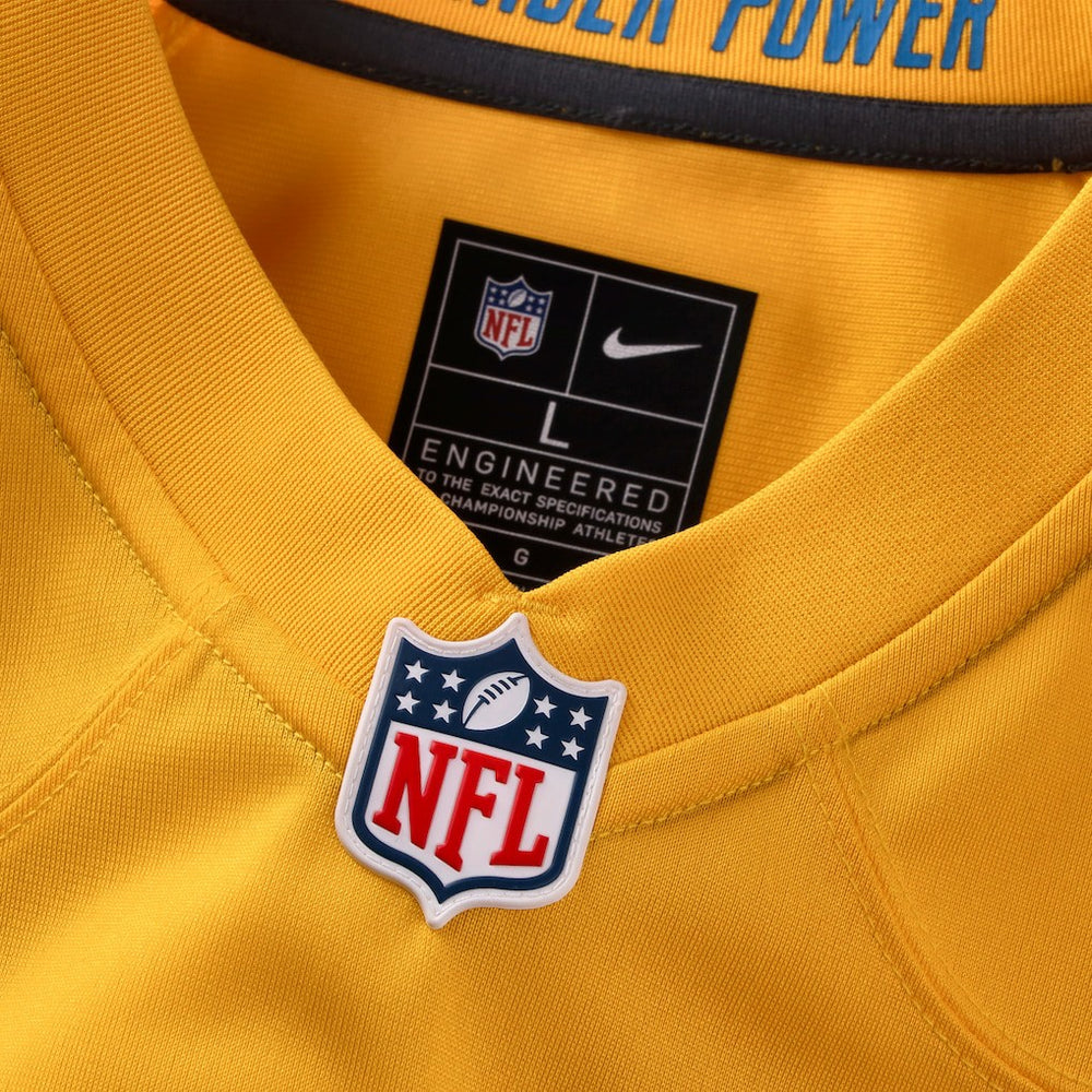 Oronde Gadsden Los Angeles Chargers Alternate Charger Power Game Jersey - Gold - Nike