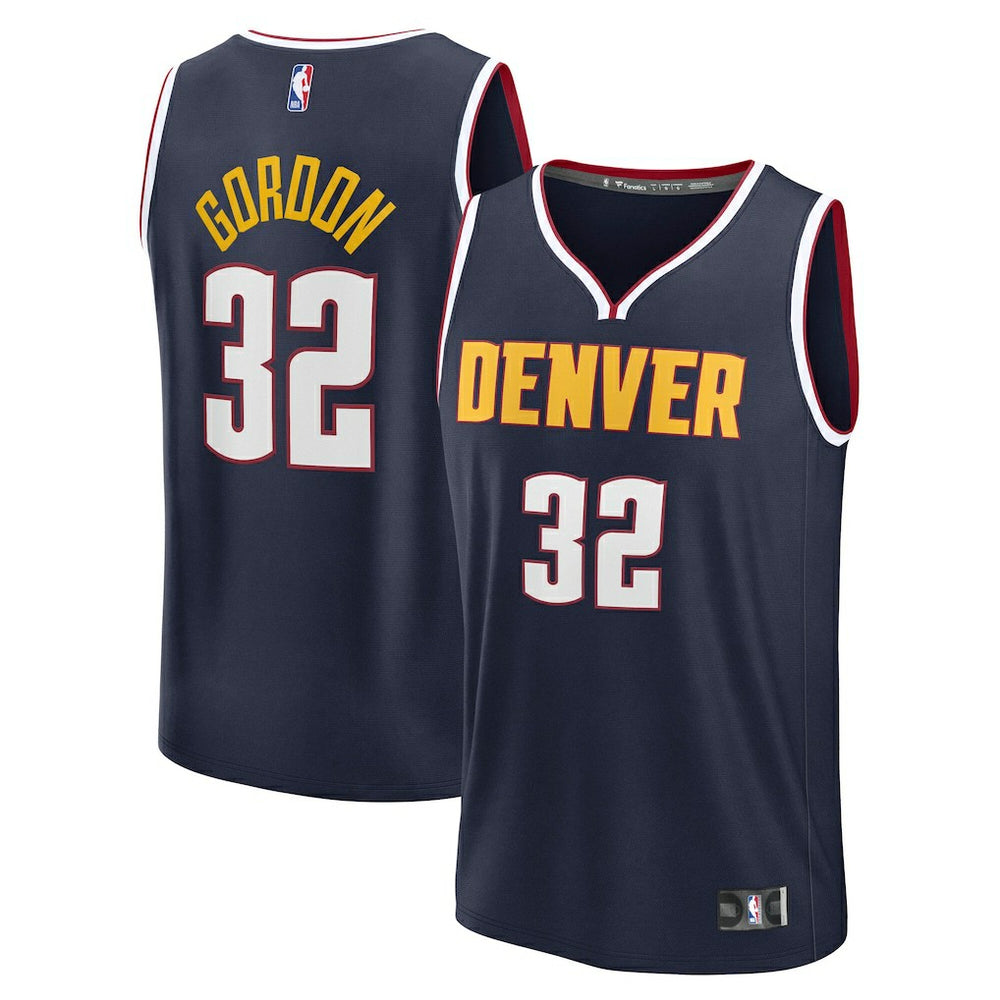 Fanatics Aaron Gordon Denver Nuggets Fast Break Replica Jersey Navy Icon Edition