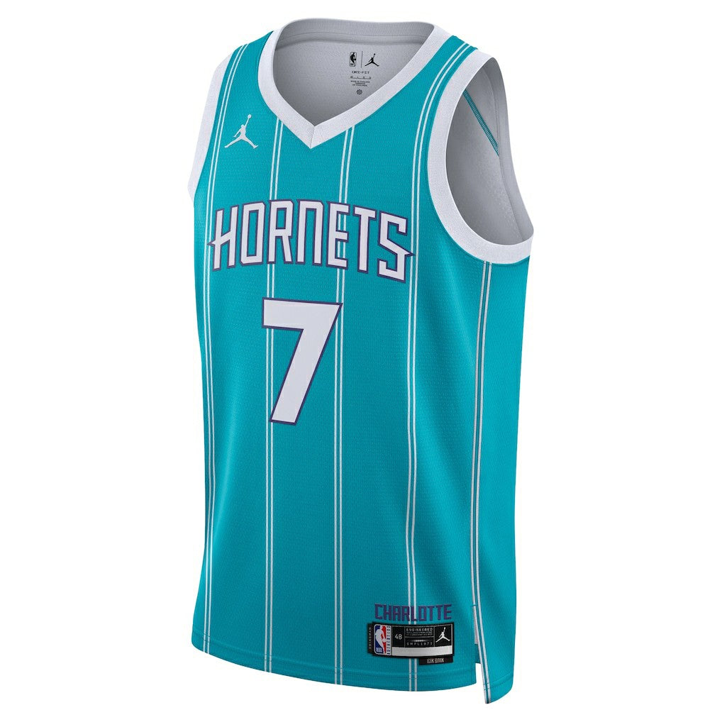 Kon Knueppel Charlotte Hornets Jordan Brand Unisex Swingman Jersey Icon Edition Teal