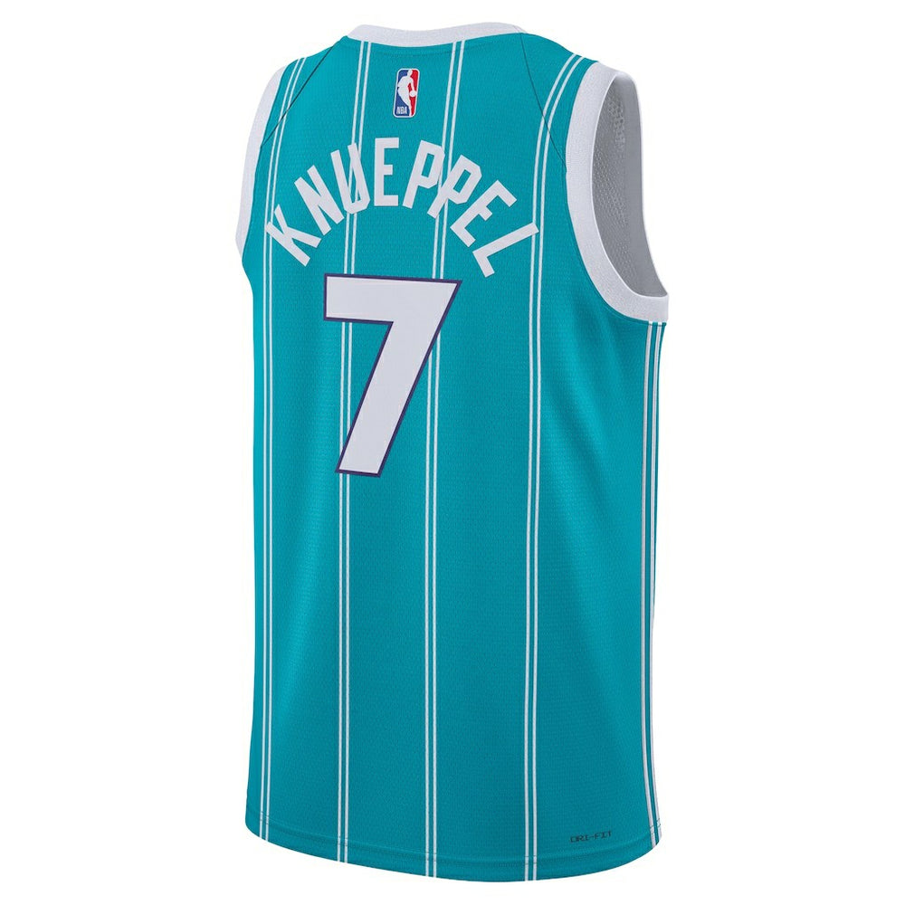 Kon Knueppel Charlotte Hornets Jordan Brand Unisex Swingman Jersey Icon Edition Teal