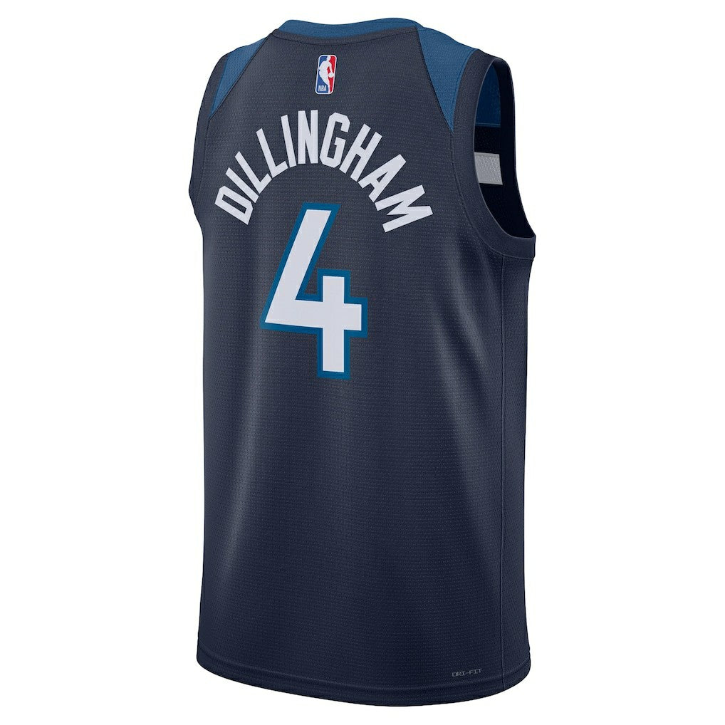 Nike Rob Dillingham Minnesota Timberwolves Unisex Swingman Jersey Icon Edition Navy