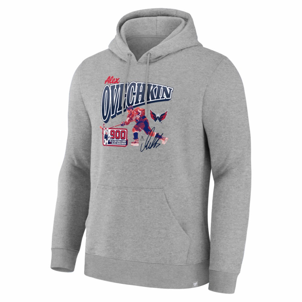 Alexander Ovechkin Washington Capitals 900th Career Goal Legacy Hoodie - Gray | NHL sale