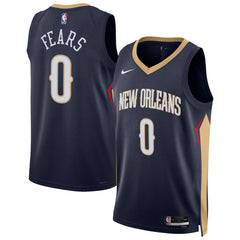 Nike Jeremiah Fears New Orleans Pelicans Unisex Swingman Jersey Icon Edition Navy