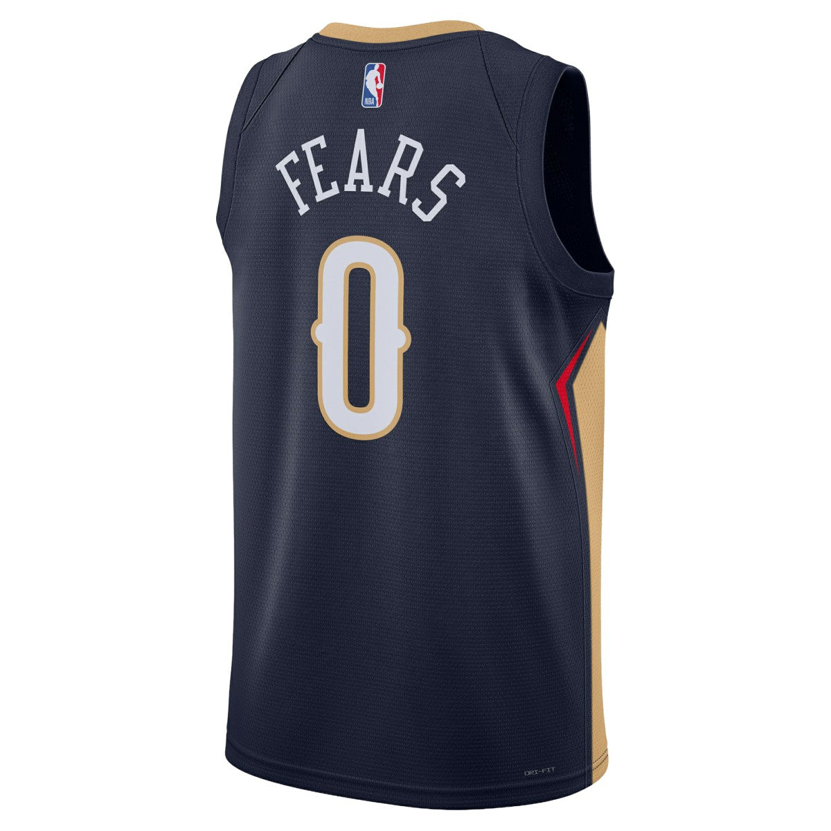 Nike Jeremiah Fears New Orleans Pelicans Unisex Swingman Jersey Icon Edition Navy