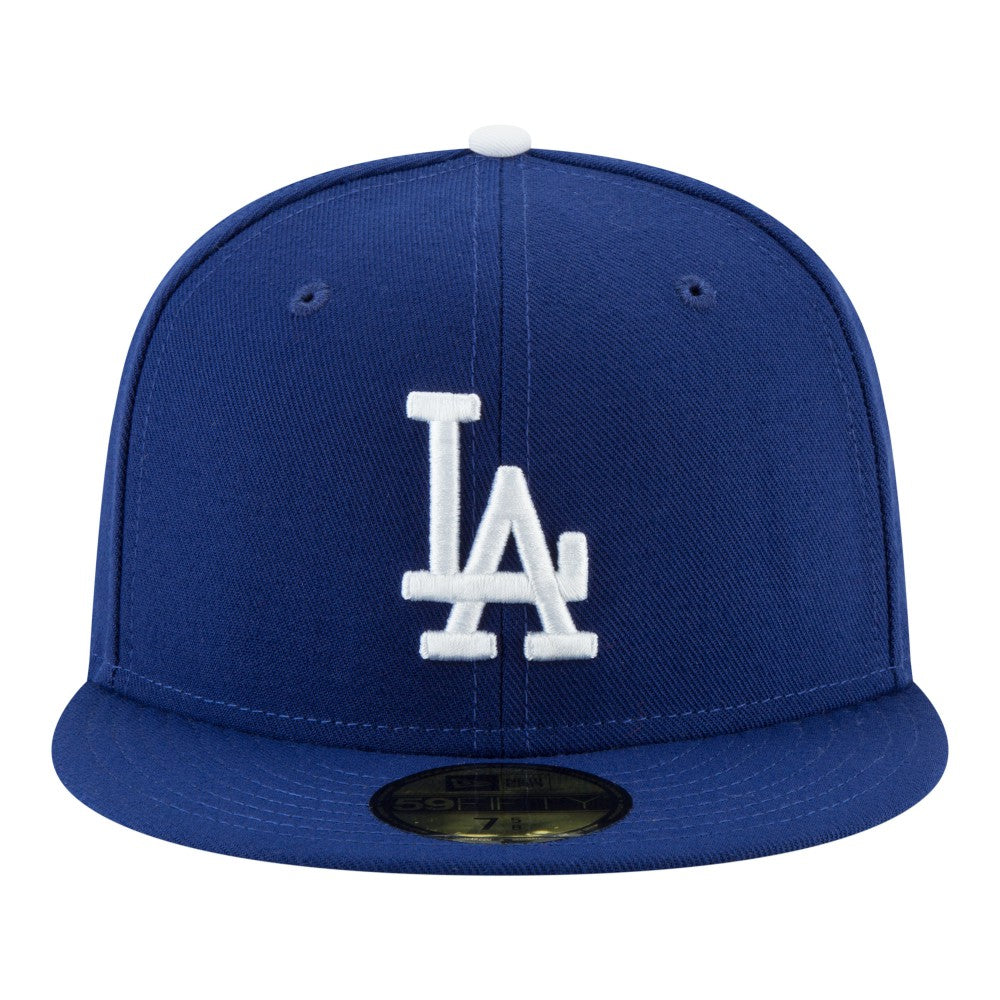 Los Angeles Dodgers New Era Back-to-Back Champions Diamond Side Patch 59FIFTY Fitted Hat for sale