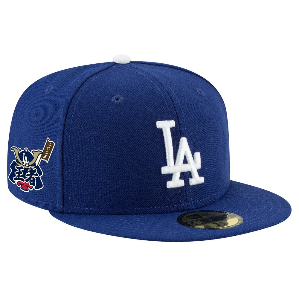 Los Angeles Dodgers New Era 2025 Champions Samurai Side Patch 59FIFTY Fitted Hat Discount
