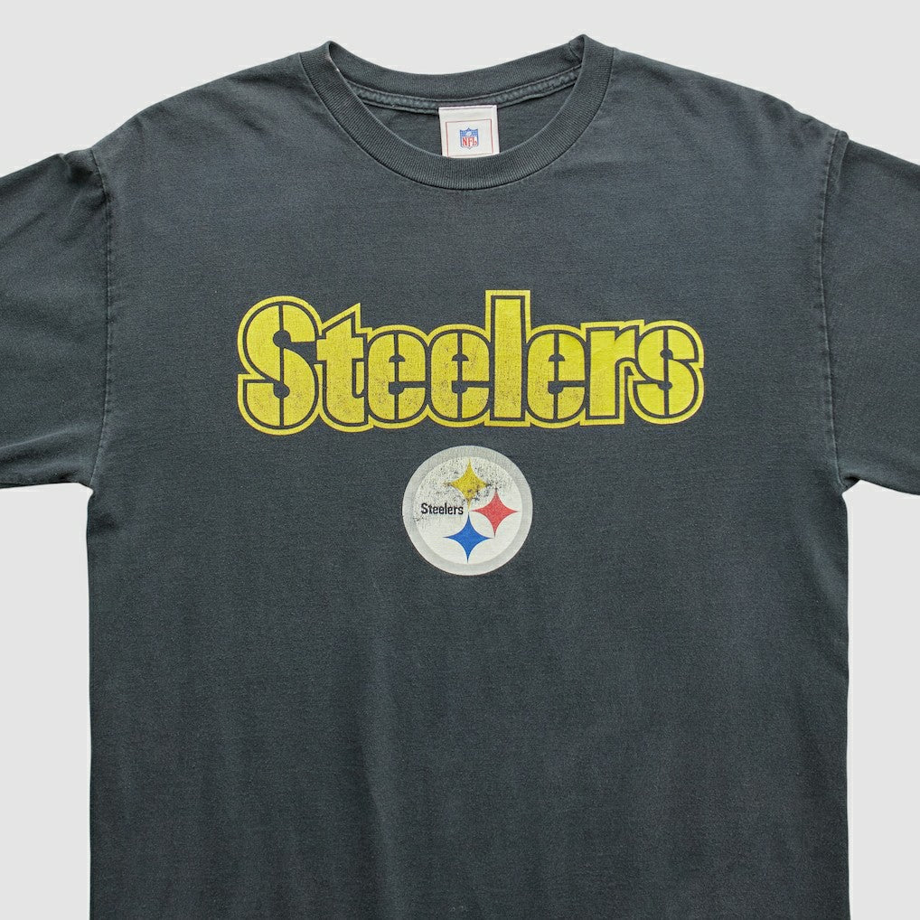 Pittsburgh Steelers NFL 2000s Long Sleeve T-shirt - Black Vintage - Fanatics