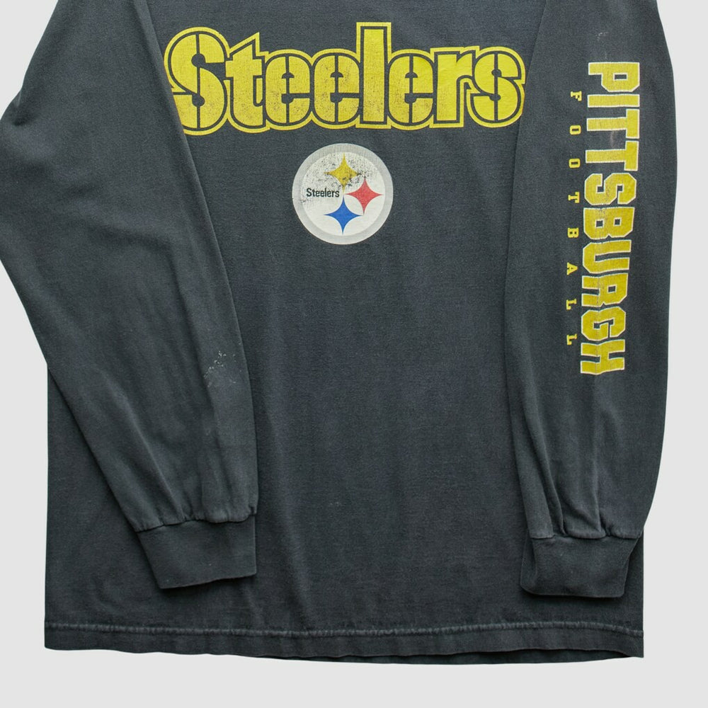 Pittsburgh Steelers NFL 2000s Long Sleeve T-shirt - Black Vintage - Fanatics