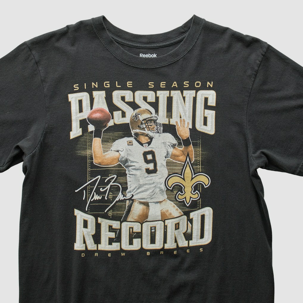 New Orleans Saints Reebok 2010s T-shirt - Black Vintage - Fanatics