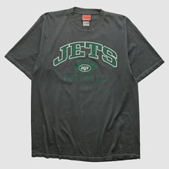 New York Jets Reebok 2000s T-shirt - Charcoal Vintage - Fanatics