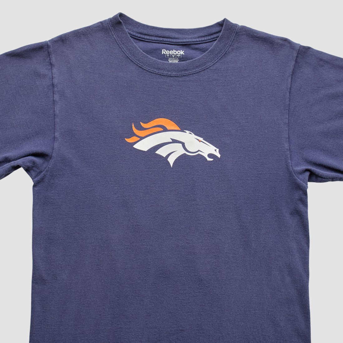 Denver Broncos Reebok 2000s T-shirt - Navy Vintage - Fanatics