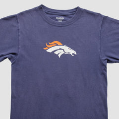 Denver Broncos Reebok 2000s T-shirt - Navy Vintage - Fanatics