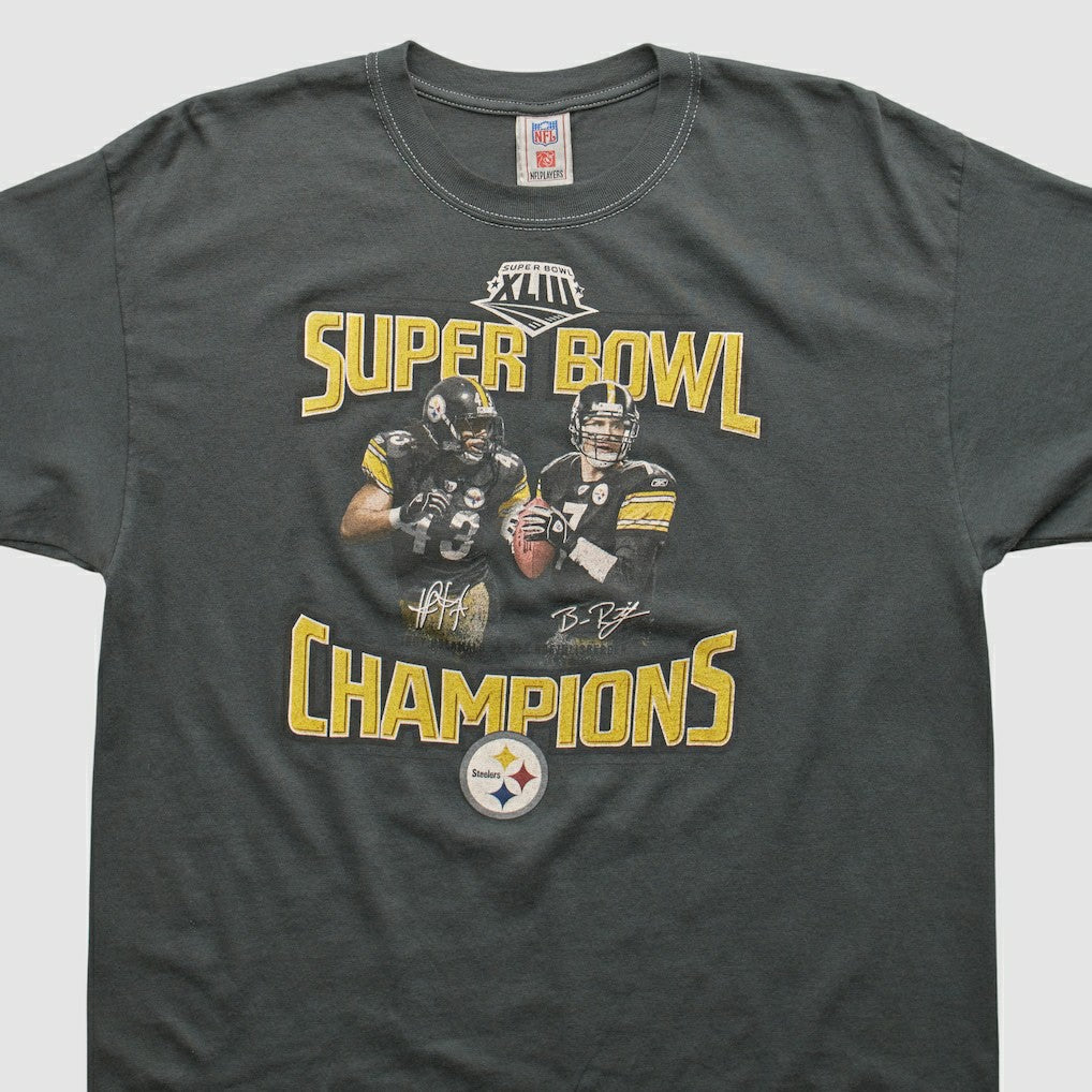 Pittsburgh Steelers NFL 2009 T-shirt - Charcoal Vintage - Fanatics