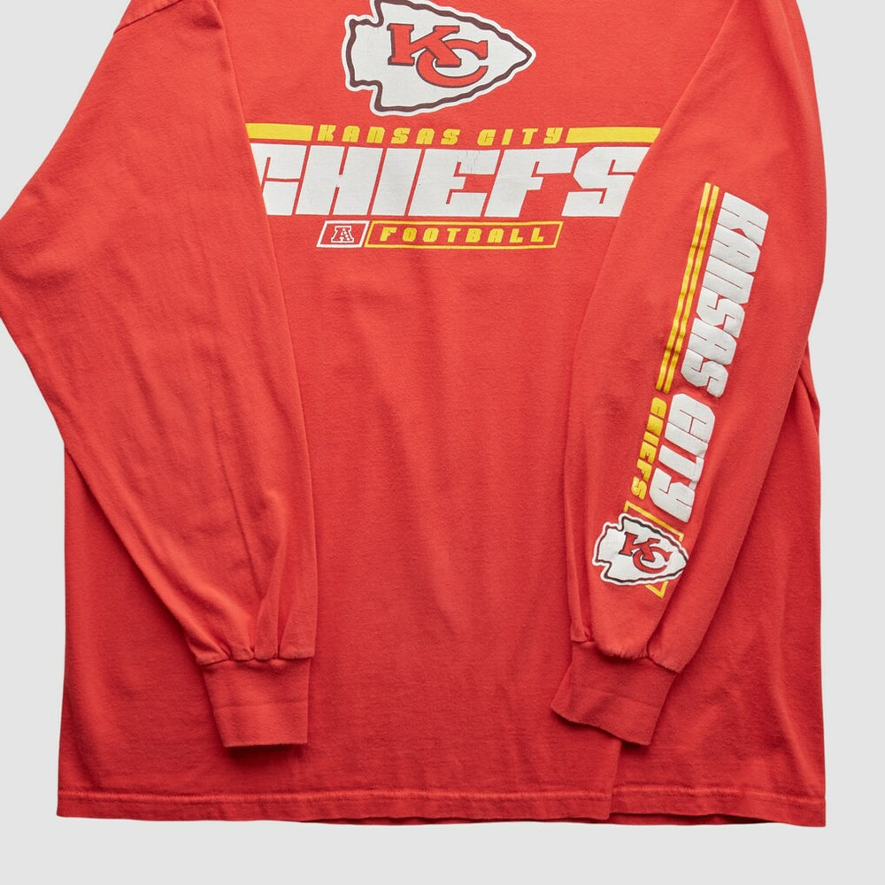 Kansas City Chiefs NFL 2010s Long Sleeve T-shirt - Red Vintage - Fanatics