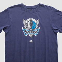 Adidas Dallas Mavericks 2000s T-shirt Navy Vintage