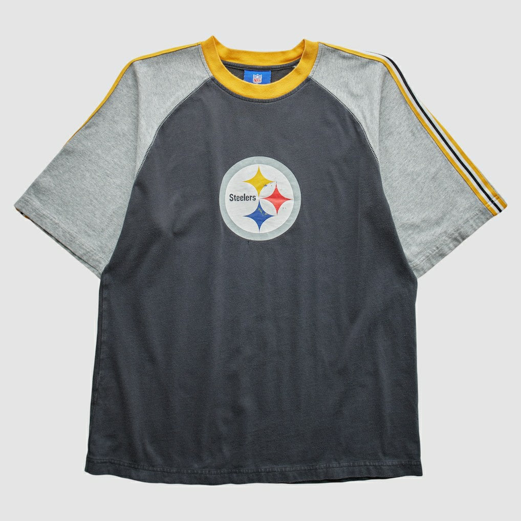 Pittsburgh Steelers 2000s T-shirt - Charcoal Vintage - Fanatics