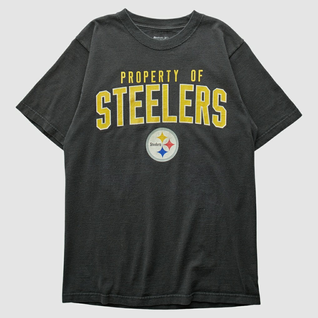 Pittsburgh Steelers Reebok 2010s T-shirt - Black Vintage - Fanatics